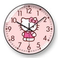 thumbnail image 3 of Hello kitty-reloj silencioso de estilo occidental para habitación de niños, reloj creativo de animación de dibujos animados, hora automática, onda de radio, 3 of 4