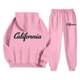 thumbnail image 6 of CONFREE Mens 2 Peice Sweatsuit Casual Men's Jogging Tracksuit Set Letter Graphic Pullover Hoodies Pants Athletic Sweat Suit for Men, 6 of 7