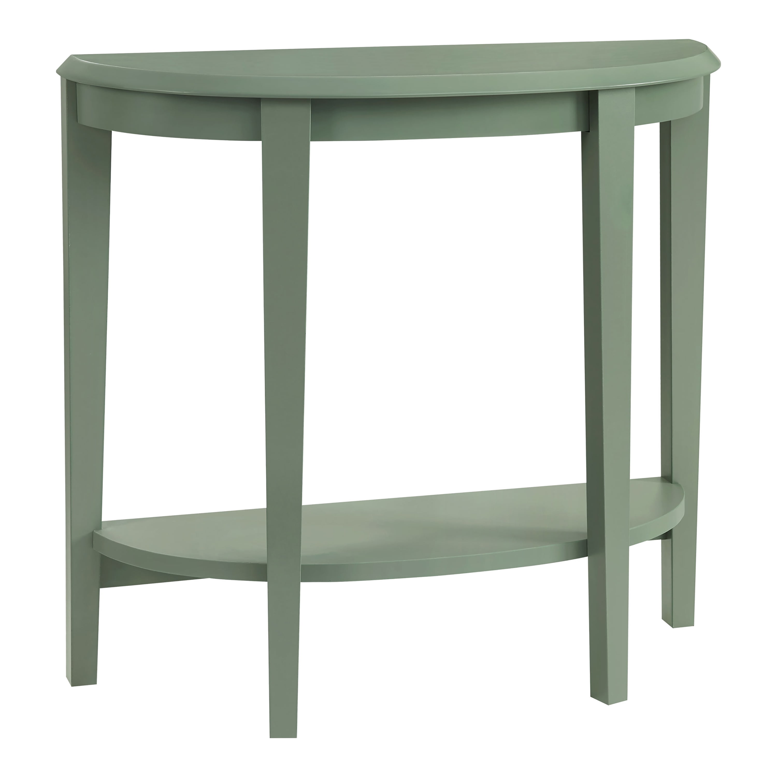 Furniture of America Lune 1-Shelf Wood Sage Green Hallway Console Table