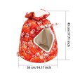 thumbnail image 4 of Greeniant Bolsa de bendición para mascotas, correa de hombro ajustable térmica, portátil, para otoño e invierno, para exteriores, senderismo, coche, Suministros para gatos Rojo Greeniant PT004525-02, 4 of 6