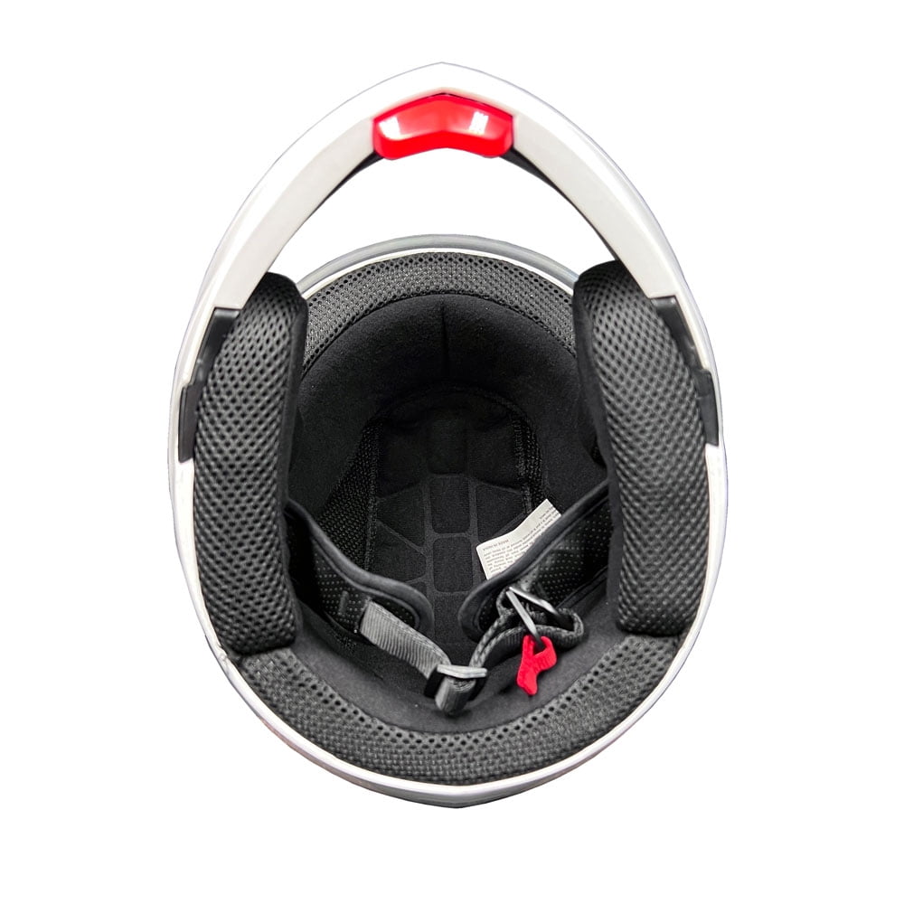 MMG Adult Motorcycle Helmet, Full Face Modular Flip-Up Visor, DOT (Glossy White - Medium)