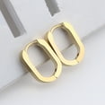 thumbnail image 1 of Xihbxyly Pendientes Punk de Acero Inoxidable con Diseño Geométrico, Diseño Unisex Ligero, Cómodos para Orejas Sensibles, Accesorio de Moda para El Día a Día, Ideales para Hombres y Mujeres, Disponibl, 1 of 3