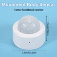 thumbnail image 4 of 4X Sensor de Movimiento PIR Tuya Zigbee Sensor de Movimiento del Cuerpo Humano Control de Vida Inteligente Funciona con Home, 4 of 5