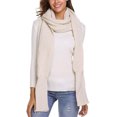 thumbnail image 4 of Bufanda Para Mujer, Chal, Moda De Invierno, Unisex, Cálido, Tejido De Ganchillo, Chal, Capa Con Mangas Guardurnaity AP007274-04, 4 of 5