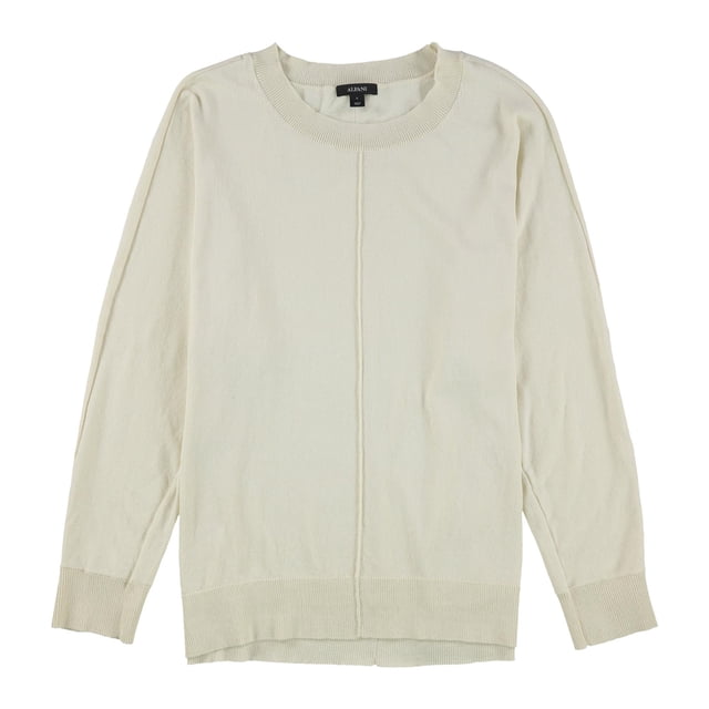 Suéter Alfani para mujer con costuras color blanco hueso grande