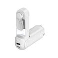 thumbnail image 1 of de Ventilador portátil, soporte plegable para teléfono móvil, espejo de maquillaje, linterna, batería extra grande, para viajes, 3200 mAh, una carga puede durar 30 horas, 1 of 2