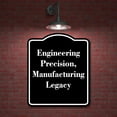 thumbnail image 2 of Engineering Precision Manufacturing Legacy BLACK Aluminum Composite Sign Aluminium Composite Sign 8.5''x10'', 2 of 9