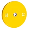 thumbnail image 1 of PRISP Olympic Bumper Weight Plate - Rubber Plate for 2 Inch Olympic Barbell with Steel Insert; Pairs, Sets and Single Plates Available, 1 of 9