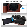 thumbnail image 3 of Portable Camera Protective Case Retro Style Camera Case Carry Bag Opening Bottom Design with Shoulder Strap Replacement for Fujifilm XS20/X-S20 Camera, 3 of 5
