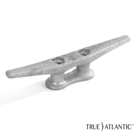 True Atlantic Dock Cleats - Galvanized Boat Cleats - Iron Boat Dock Cleats for Maritime, Coastal, and Beach Decor