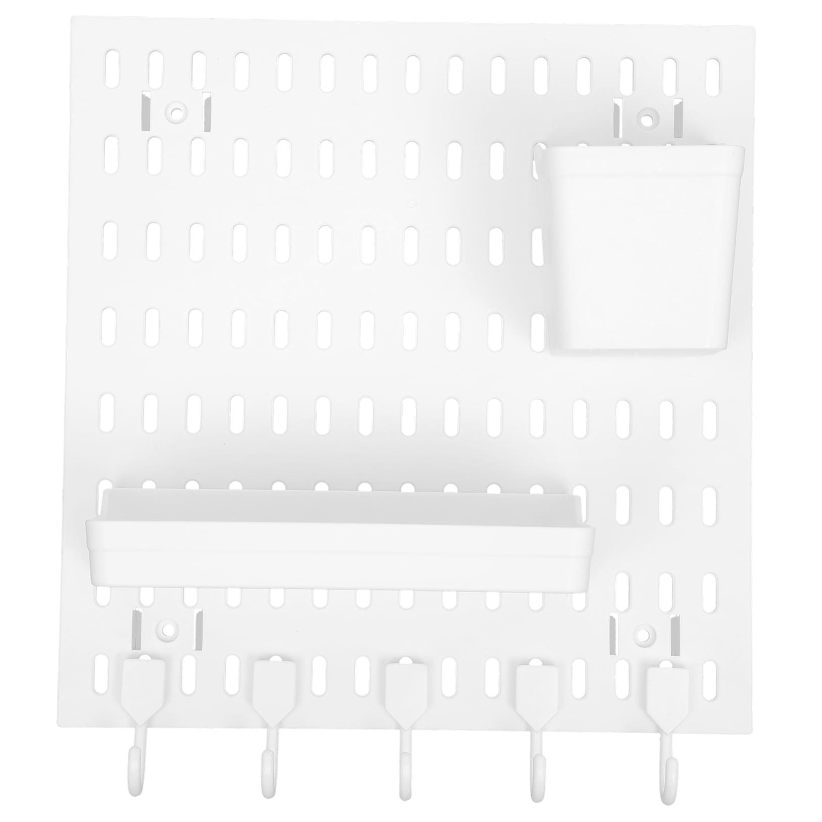 FRCOLOR 1 Set Pegboard Combination Kit Plastic Pegboard Wall Organizer with Hooks for Home Office