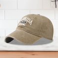 thumbnail image 1 of Alphabet Embroidery Solid Color Duck Hat Trend Personality Outdoor Print Breathable Mesh Hat, 1 of 5