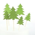 thumbnail image 5 of WHAMVOX  10 Pcs Cake Picks Dessert Toppers Christmas Tree Party Supplies Decor Green, 5 of 8