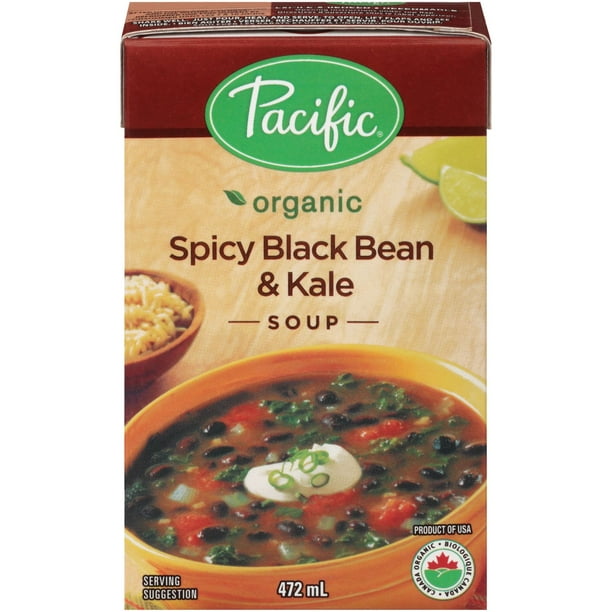 Pacific Foods Soupe Bio Black Bean Kale
