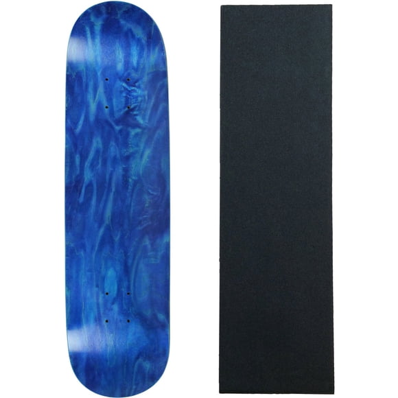 Tabla de skateboard Moose 7.5" azul maple negro grip