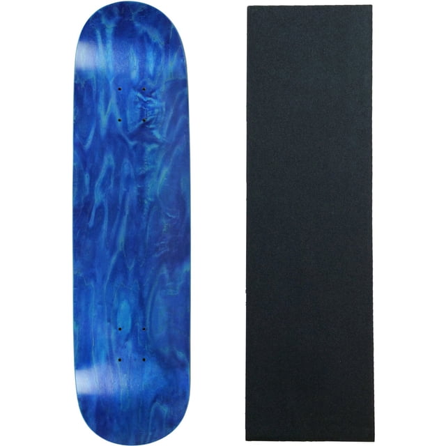 Tabla de skateboard Moose 7.5" azul maple negro grip