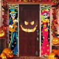 thumbnail image 4 of Halloween Decorations Outdoor Trick or Treat Halloween Porch Sign Banners Witch Decor, 4 of 8