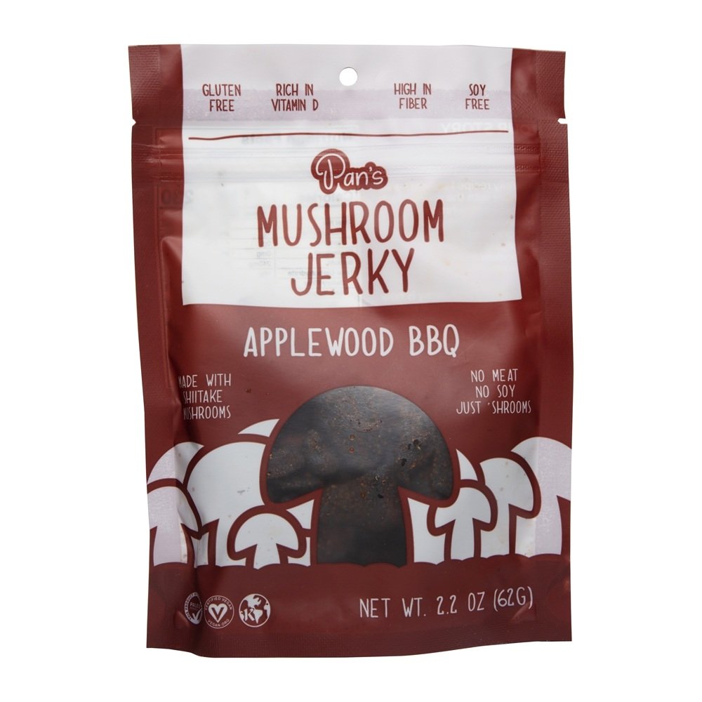 Pan's Mushroom Jerky Applewood BBQ 2.2 oz.