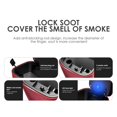 thumbnail image 4 of Cenicero LED portátil para coche, ignífugo, sin humo, para cigarrillos (rojo), 4 of 6