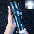thumbnail image 1 of Fiudx Linterna Telescópica, Led Superbrillante, 4 Modos de Luz, Recargable, Zoom de Largo Alcance, Equipo de Camping para Exteriores, Iluminación de Emergencia, Resistente Al Agua Ipx4, Tamaño de 17,, 1 of 6