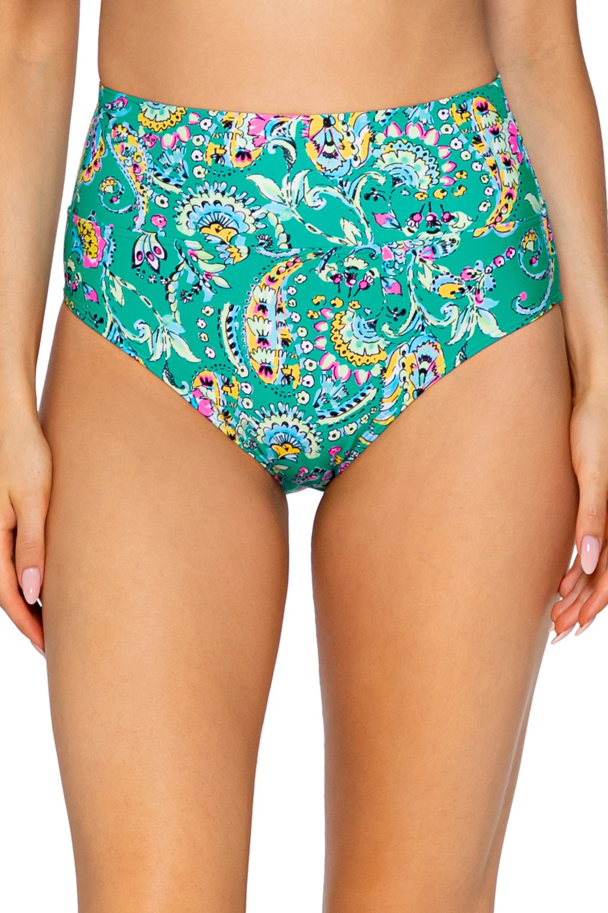medium waisted bikini bottoms