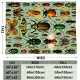 thumbnail image 7 of Colorful Insects Blanket Gifts for Women Men,Sofa Animal Throw Blanket Decor Gifts for Adult Who Love Bugs 80"X60", 7 of 7