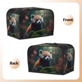 thumbnail image 3 of Picia Forest Plant Raccoon Print 2 Slice Toaster Cover , Toaster Protector Dustproof Kitchen Appliance Cover, Kitchen Appliance Dustproof Protector, 3 of 7