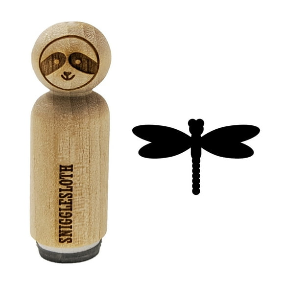 Dragonfly Solid Rubber Stamp for Scrapbooking Crafting Stamping - Large 1-1/4 Inch