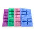 thumbnail image 2 of 4 Pack of Building Blocks Silicone Molds: Make Chocolate Bricks Birthday Party Favors, Fondant Cake Decorations, Crayons, Ice Cubes, Candy & More, 2 of 3