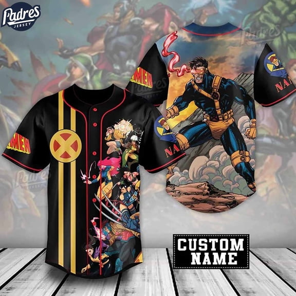 X-Men 97 Cyclops Baseball Jersey Shirt