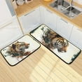 thumbnail image 7 of Dreamtimes Forest Tiger Kitchen Mats 2 Pcs Anti Fatigue Cushioned Kitchen Rugs Water Absorbant Non Slip Comfort Standing Floor Mats for Kitchen Bedroom Liveing Room Bathroom, 7 of 7