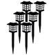 thumbnail image 1 of 6pcs Luz Led Solar Pasarela Al Aire Libre Patio Lámpara De Jardín-luz Blanca, 1 of 5