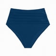 thumbnail image 4 of TOWED22 High Waisted Bikini Bottoms Ruched Tummy Control Swimsuits Bottoms Sexy Swim Bottom Bathing Suits for Women(BU2,XXL), 4 of 5