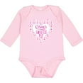 thumbnail image 3 of Inktastic Gran's Sweetie Pie with Pink Hearts Boys or Girls Long Sleeve Baby Bodysuit, 3 of 5