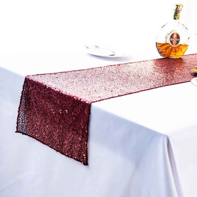 Table Runner "Gold Sequin Tablecloth Table Tape"