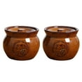thumbnail image 1 of MasteelfCA 2Pcs Household Ceramic Stew Pot Lidded Soup Cooking Pot Restaurant Stockpot, 1 of 7