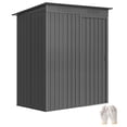 thumbnail image 1 of Outsunny Remise de Rangement Extérieure 5,2 Pieds x 3,5 Pieds avec Évents, Gris Foncé, 1 of 10