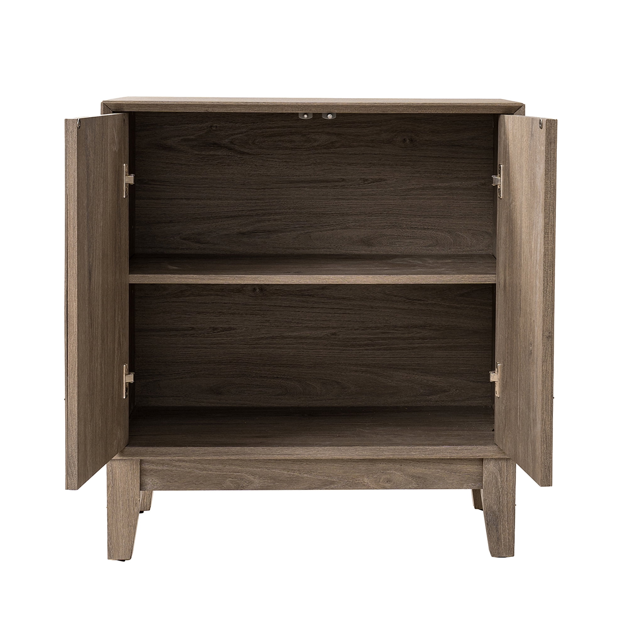 Sideboard Buffet with Doors and Shelves, Mid Century Modern Storage Cabinet, Wooden Buffet for Living Room, Seadrift