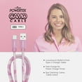 thumbnail image 4 of Liquipel Powertek 6ft USB A to USB C Cable, Pink, 4 of 7