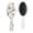Floral D, variant on Forest Scene Hair Styling Brush - Gentle on Curly & Straight Hair, No-Pull Design, Cute Floral Pattern, Ideal for Daily Use