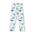 thumbnail image 5 of Goofa Sea Turtle Printed Soft Pajama Pants for Men, Wide Leg Comfy Casual Lounge Yoga Pants-Small, 5 of 9
