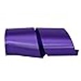 thumbnail image 3 of Reliant Ribbon 4700-914-10K 4 in. 50 Yards Single Face Satin Allure Ribbon, Regal Purple, 3 of 3