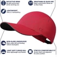 thumbnail image 2 of Women's Race Day Running Cap Performance Mesh Hat - Excellent Ventilation, Lightweight, Reflective Safety, 2 of 5