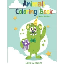 Animals colouring books: For kids & toddlers - activity books for preschooler - coloring book for Boys, Girls, Fun, ... book for kids ages 2-4 4-8- Santa Claus edition- Christmas gift (Paperback)