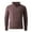 Coffee Mens Sweaters Cardigans and Zip-up, variant on BSDJILFG Half Zip Up Sweaters for Men Cable Knit Golf Shirt Slim Fit Mock Neck Pullovers for Winter