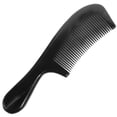 thumbnail image 2 of 1 peine de cuerno de buey natural, alisador de cabello, elegante y grueso. Material sintético, cuerno natural (el color puede variar)., 2 of 7