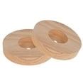 thumbnail image 1 of 2pcs Round Wooden Lamp Base Diy Lamp Making Material Base Sturdy Wood Table Lamp Base, 1 of 5