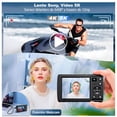 thumbnail image 4 of Camara digital VAK 408 5k Selfie-cam 64mp zoom optico, 4 of 7