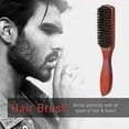 thumbnail image 5 of Radirus Hair Brush with Dense Bristles, Wooden Handle Hair Comb for Women, Massage Brush for Thin Natural Soft Fine Hair, Stimulates Scalp, 5 of 6