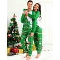 thumbnail image 4 of Grebrafan Matching Christmas Pajamas Set for Couples Men Green M, 4 of 7